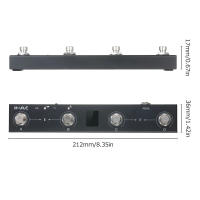 Controlador MIDI Bluetooth M-VAVE Chocolate Recargable Con 4 Botones Pedal De Control Por App Portátil Para Guitarra Y Música - details 4