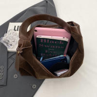 Bolso De Hombro Para Mujer Vintage Con Capa Mate Gran Capacidad Color Sólido Estilo Casual Retro Para Otoño Bolsa De Comercio - details 20