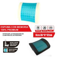 Cojín lumbar para coche de espuma viscoelástica, soporte ergonómico para la espalda para conductores, soporte lumbar cómodo y duradero, ajuste perfecto a las formas del cuerpo, ideal para viajes largos - details 1