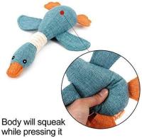 Juguetes para Perros Agresivos | Indestructibles de Raza Grande - Ganso Chirriante  Blue - details 2
