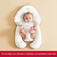 TK  Almohada moldeadora ajustable para bebé recién nacido, almohada para dormir de lado, calmante, posicionamiento, antideslizante de algodón - details 3