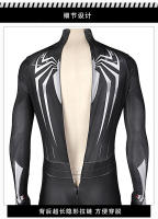 Traje De Cosplay Spider Man Símbolo Negro Venom Miles Morales Para Halloween Y Comic-Con Traje De Invierno Para Adultos - details 8
