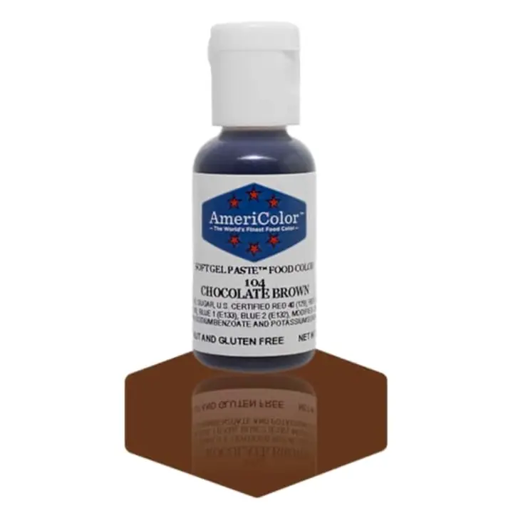 Colorante En Gel Marron Chocolate (21 G) - Americolor - 1