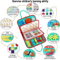 Libro De Actividades Montessori Para Niños Viaje Juguete Silencioso Educativo Sensorial Libro De Aprendizaje Ocupado Para Edad 3-12 Años - details 7