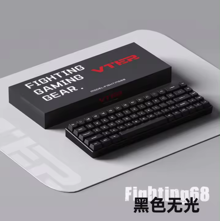 Teclado De Juego Feker Fighting68 Con Interruptores Mecánicos Y Encallazados Cableado 8K Personalizable Para Valorant Accesorios Para PC Gamer - 1