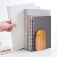 Organizador De Escritorio De Bambú Nature Soporte Para Libros Estante De Libros Montaje Requiere Material Del Paquete - details 1
