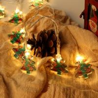 Luces De Navidad LED Con Figuras De Payaso Y Árbol Navideño Y Santa Claus Cuerda De Luces Alimentada Por Batería Para Atmosfera De Navidad Decoración De Pared Y Puerta - details 5