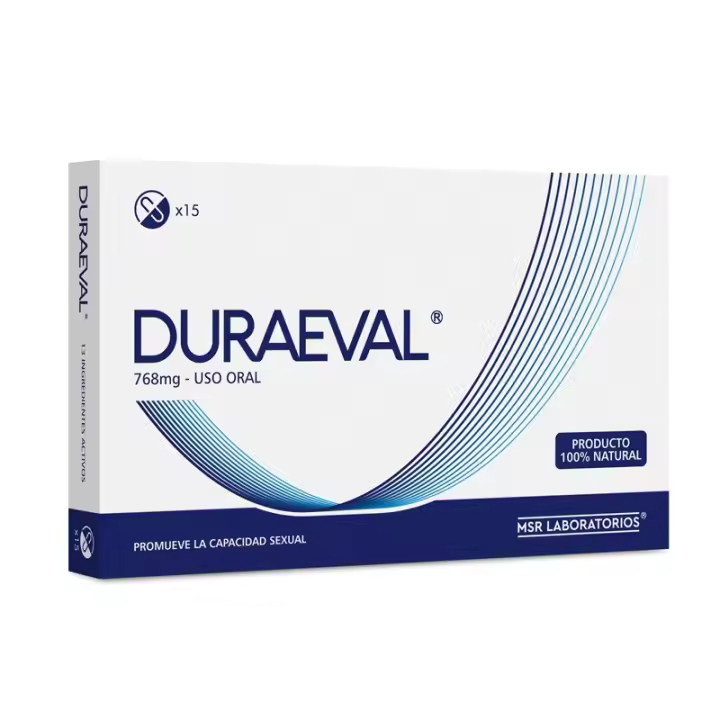 Duraeval 768mg 15 cápsulas - Suplemento de MSR Lab para la salud - 1