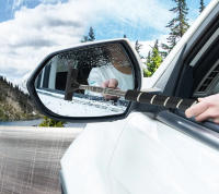 Cepillo De Limpieza Para Espejo Retrovisor De Coche Multifuncional Telescopio Limpia Ventanas Frente Parabrisas Resistente Al Agua Y Lluvia - details 0