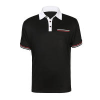 Camisa POLO para hombre, camiseta de solapa con colores a juego, de moda, de talla grande para hombre - details 1