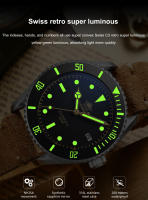 Reloj De Pulsera Automático De Cuero Vintage ADDIESDIVE Para Hombre Resistente Al Agua Acero Inoxidable Estilo Casual Europeo Y Americano - details 1