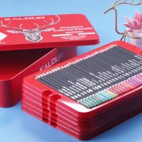 KALOUR Set De Lápices De Colores Profesionales 50/72/180/240/300 Pcs Lápices De Aceite Para Dibujos Y Pintura Artística Suministros Para Colorear - details 19