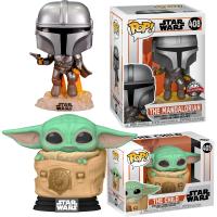 Funko Pack 2 Funko Grogu bag Baby Yoda Mando exclusivo  405 408 Mandalorian    Star Wars Funko Pop Star Wars   Star Wars Funko Pop - details 0