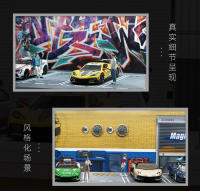 Modelo De Estacionamiento Clásico Bburago 1/64 Vehículo De Aleación De Latón Juguete De Escena Miniatura Con Marco De Exhibición Para Coleccionistas - details 16