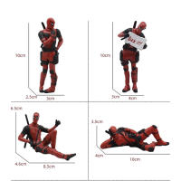 Figura De Acción Deadpool 8cm Decoración De Escritorio Divertida Y Bonita Para Coche O Oficina Juguete De Modelo X-MAN Unisex - details 1