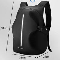 Mochila Negra Impermeable Para Deportes Al Aire Libre Motocicleta Viajes Negocios Con Portátil Bolsa De Casco Universal De Nylon Y Oxford - details 0
