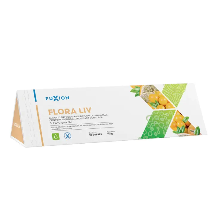 FuXion FLORA LIV - Regenera la Flora Intestinal y refuerza tu Salud Digestiva (28 x 5 g) - 1