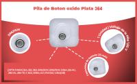 Banner - Pila maxell de boton oxido plata 364 SR621SW