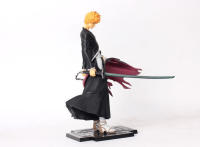 Figura De Acción Anime BLEACH Kurosaki Ichigo 21CM PVC Estatua De Manga Modelo Muñeca Coleccionable Decoración Para Habitación Regalos Para Adultos - details 1