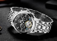 Reloj De Pulsera Automático LIGE 2024 Para Hombre Lujo Deportivo Resistente Al Agua Con Tourbillon Y Funciones Adicionales Acero Inoxidable - details 17