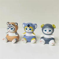 Figura De Colección De Juguete Mofusand Delfín Ballena Caja Sorpresa De Animales Del Bosque Decoración Para Niños Y Adultos - details 1