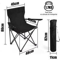 Coshano 2 Sillas Plegables de Playa Para Cámping, Pesca y Director - Modelo Mejorado - details 1