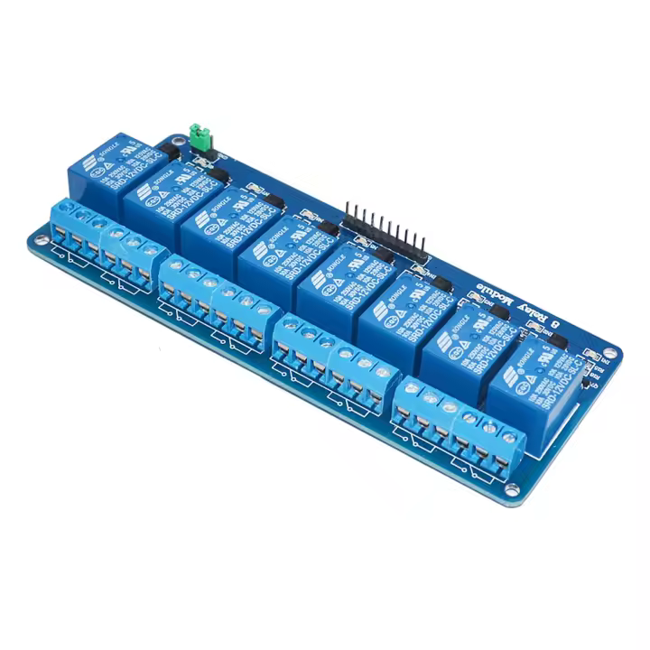 Módulo De Relé KEYES 5/12V Con Aislamiento Por Óptocuadruplicador 2/4/8 Canales Nivel Alto/Bajo Para Proyectos DIY Con Arduino - 1