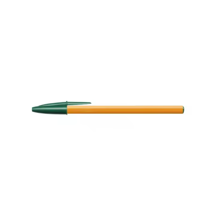 BiC Orange Bolígrafo de punta de bola tinta VERDE 3 BOLIGRAFOS - 1