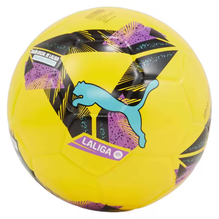 Balon de Futbol Puma Orbita Laliga 1 para hombre en color amarillo - 1