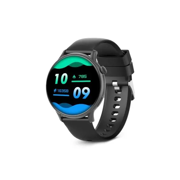 Ksix core2 smartwatch - pantalla amoled 1,43? amoled - autonomia hasta 5 dias - modos deporte y salud, llamadas, asistentes de voz - ip67 - color negro - 1