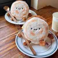 Muñeco De Peluche Xi'an Hamburguesa China Colgante Desmontable Cadena De Llaves Souvenir Turístico De Creación Wenchuang Estilo Comida Material De Relleno PP Algodón - details 2
