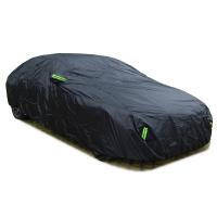 Cubierta Exterior completa para coche, parasol a prueba de polvo con tiras reflectantes, Universal, para Hatchback, sedán, SUV, color negro - details 2