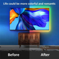 Tiras LED Recargables USB RGB 5V 5M 10M 15M Para Decoración De Habitaciones Y TV Juego Luz De Ambiente Navidad No Aquecidas SMD5050 Epistar - details 16