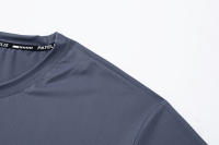 Camiseta De Hombre plus Talla 6XL Para Fitness Running Verano Cuello Redondo Manga Corta Secado Rápido 110-175kg Polyester - details 4