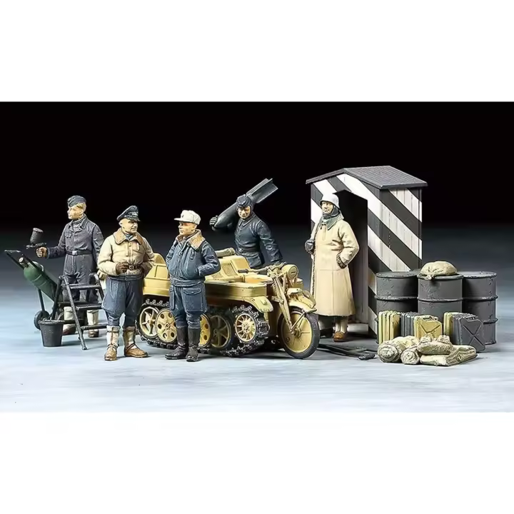 TAMIYA 32412 - Figuras Tripulación German Luftwaffe - Escala 1:48 - 1