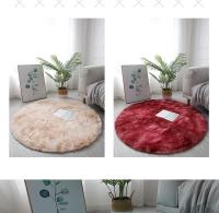 Alfombra Redonda De Peluche Suave Para Sala De Estar Decoración De Hogar Dormitorio Y Habitación De Niños Alfombra Blanca Espesa Para Salon - details 28
