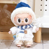 Ropa De Peluche Labubu Para Bebé 17cm Accesorios De Anime Lindo Y Moderno Traje De Hoodie Para Regalo De Navidad Unisex - details 13