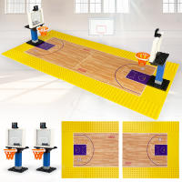 Bloques De Construcción De Basquetbol Para Escenario Campo De Juego Campus Cage Deportes KOBES Reunión Field Street Comunidad Modelo De Edificios Y Pabellones - details 0