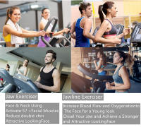 Ejercitador De Mandíbula Musculador De Músculo Facial Antienvejecimiento Bola De Fitness Silicogel Elevador De Barba Y Pecho Slimming Para Rostro - details 8