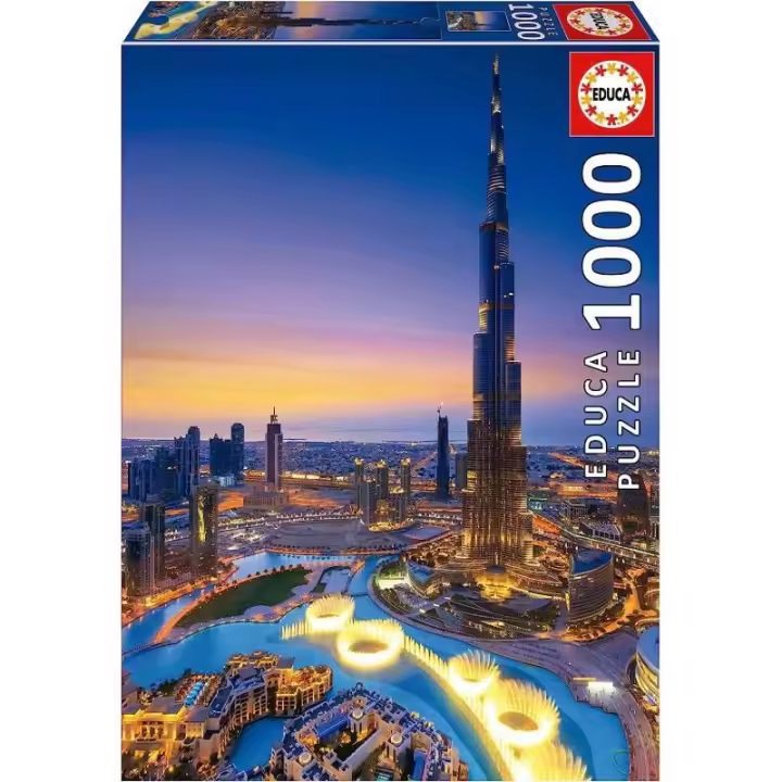 PUZZLE 1000 PIEZAS BURJ KHALIFA  DE EDUCA - 1