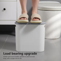 Bandeja De Papel De 10L Con Tapa Tipo Presión Slim Gap Para Baño Cocina Y Sala De Estar Reciclaje Plástico De Alta Calidad - details 3