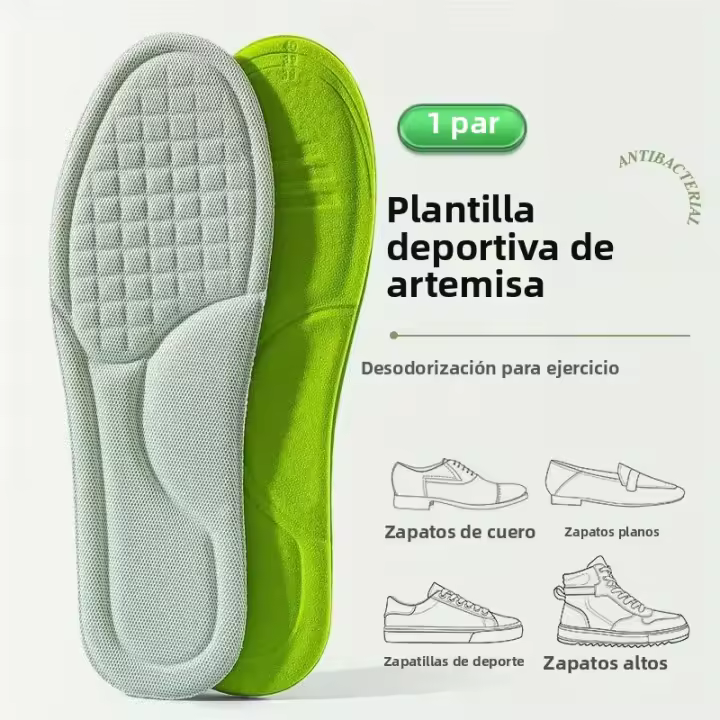 Nuevos Insoles De Memoria De Espuma Para Zapatos Antideslizantes Transpirables Almohadillas De Alivio De Pies Para Hombres Y Mujeres Masaje 5D - 1