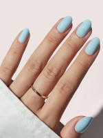 ARTAUG Uñas Postizas De Presión En Forma De Cuadrado Tamaño Medio Negras 24 Piezas Para Mujeres Y Niñas Decoración De Uñas Con Colores Candy Accesorios De Belleza - details 22