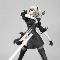 Figura De Acción Anime Nier:Automata Yorha No. II Model B Gk 18cm Estatua Coleccionable De 2b Decoración De Escritorio Regalo Para Adultos - details 2