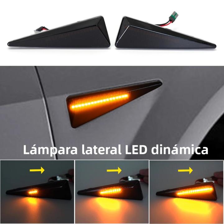 Luces De Señal De Giro LED Dinámicas Para Renault Megane MK2 CC Espace MK4 Scenic MK2 Wind Avantime Thalia MK2 Indicador Lateral 2PC