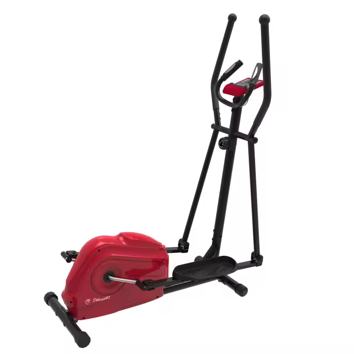 Deluxe 13 - Bicicleta elíptica de alta resistencia hasta 150kgs con 8 niveles de intensidad y conexión a la app Kinomap para entrenamiento en casa - 1