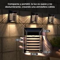 Luces Solares para Exterior, 4 unidades, 2 Modos, IP66, impermeable, Solares, Luces de pared para Exterior - details 4