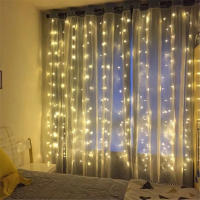 Luces De Encaje LED Con Control Remoto USB Para Decoración De Navidad Boda Y Jardín 8 Modos Guirnalda De Navidad Fairy - details 10