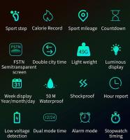Reloj Deportivo Para Hombre SANDA Con Pedometro Calorías Resistente Al Agua 50M LED Digital Militar Relogio Masculino 2145 - details 7