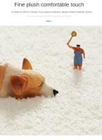 Carpetas De Baño Antideslizantes De Falsa Cachemira Absorbentes Pequeñas Para Frutas Decoración Del Hogar Para Dormitorio Y Sala De Estar - details 3